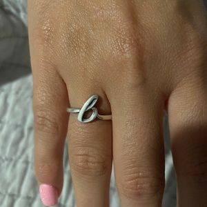 James Avery Letter B ring